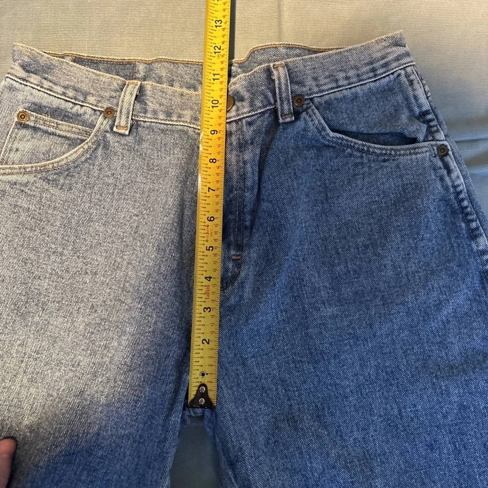 Wrangler Authentic Jeans 16 Husky M Wash Straight Leg Denim 95ERUVW L382-022